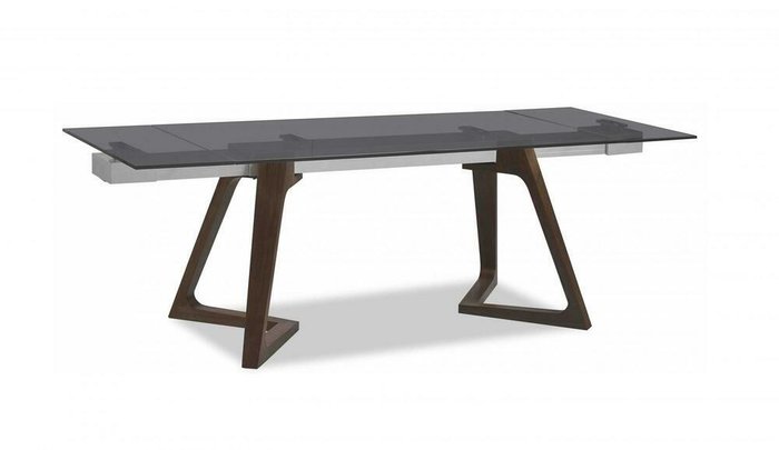 Стол обеденный раскладной Бостон серо-коричневого цвета - купить Обеденные столы по цене 153327.0
