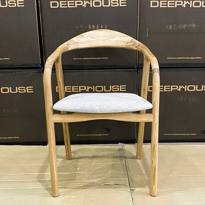 Стул Лугано серо-бежевого цвета - купить Обеденные стулья по цене 29990.0