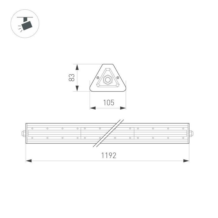 Линейный светильник Arlight SP-LAGERN-L1200-200W Day4000 052032 - лучшие Потолочные светильники в INMYROOM Линейный светильник Arlight SP-LAGERN-L1200-200W Day4000 052032 - лучшие Потолочные светильники в INMYROOM