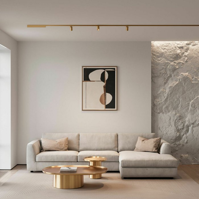 Brass Line Шинопровод накладной латунь 1,5м 85223/00 Line Magnetic - лучшие Шинопровод в INMYROOM Brass Line Шинопровод накладной латунь 1,5м 85223/00 Line Magnetic - лучшие Шинопровод в INMYROOM