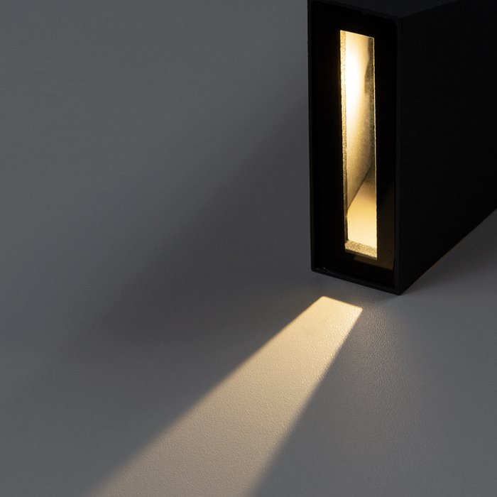 Уличный настенный светодиодный светильник Cometa серого цвета - лучшие Настенные уличные светильники в INMYROOM