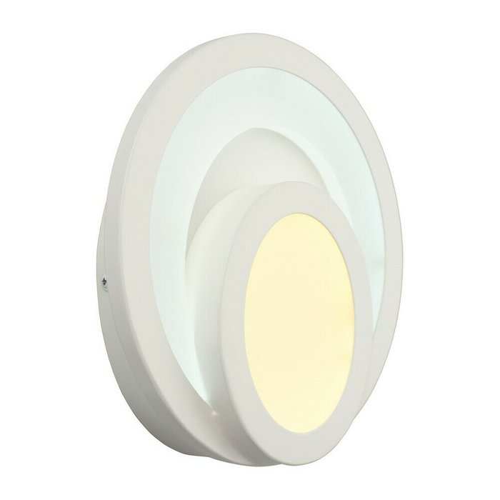Настенный светодиодный светильник Aversa белого цвета