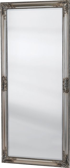 Настенное зеркало Antique в раме серебряного цвета Настенное зеркало Antique в раме серебряного цвета