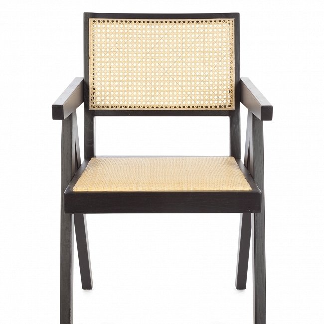 Стул Dresden бежево-черного цвета - лучшие Обеденные стулья в INMYROOM