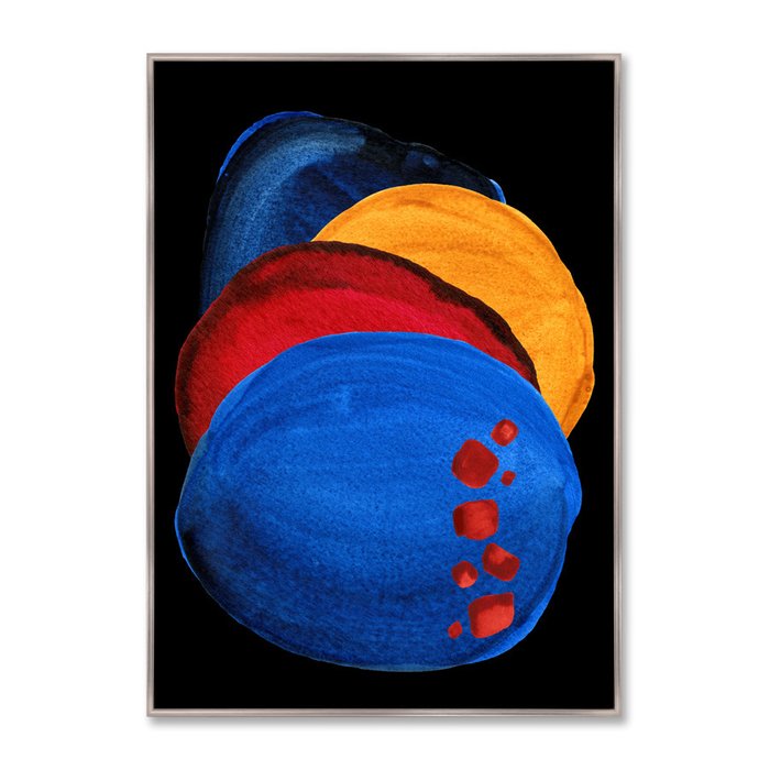 Репродукция картины на холсте Forms and colors, composition No34 - купить Картины по цене 21999.0
