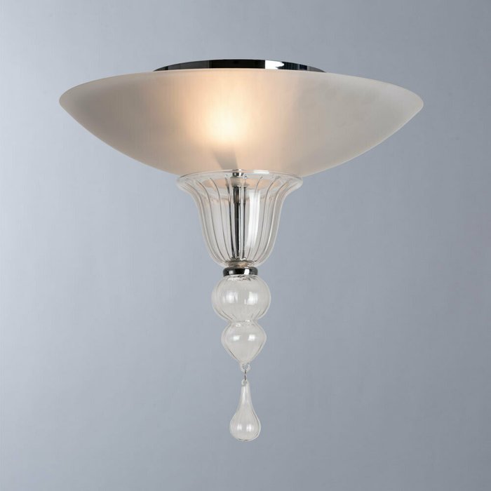 Светильник Goccia белого цвета - купить Потолочные светильники по цене 3270.0