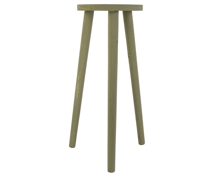 Стол-подставка для кашпо зеленого цвета