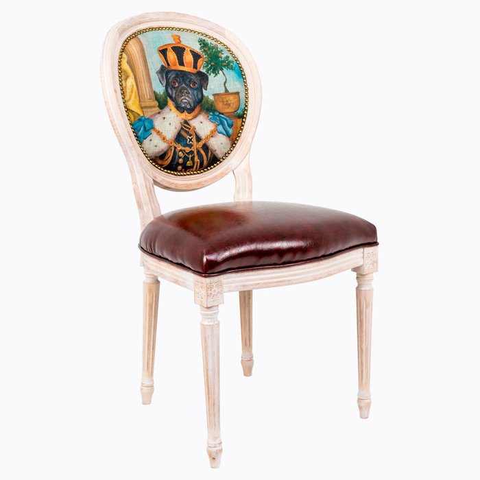 Стул Музейный экспонат версия 24 с сидением из экокожи - купить Обеденные стулья по цене 29000.0
