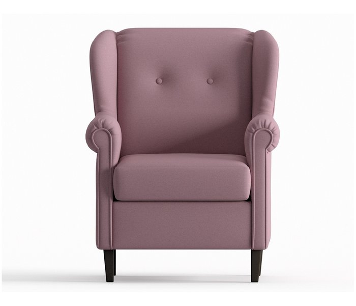 Кресло из велюра Леон темно-розового цвета - купить Интерьерные кресла по цене 15990.0