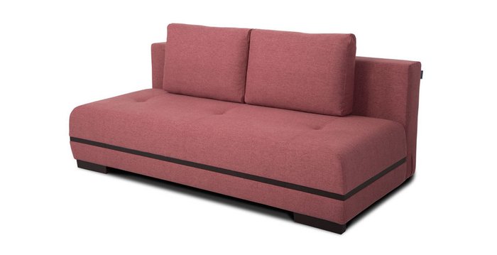 Прямой диван-кровать Марио светло-красного цвета - купить Прямые диваны по цене 55782.0