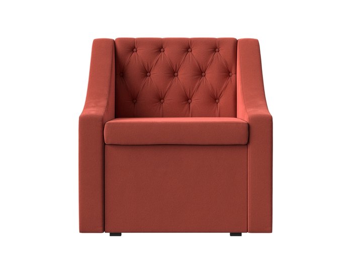 Кресло Мерлин кораллового цвета - купить Интерьерные кресла по цене 20999.0
