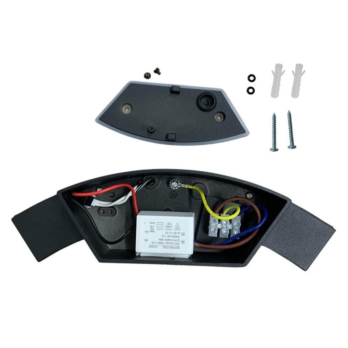 Уличный настенный светильник Uniel ULU-S72A-14W/4000K IP65 BLACK UL-00009355 - лучшие Настенные уличные светильники в INMYROOM