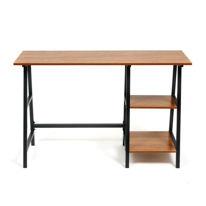 Письменный стол черно-коричневого цвета - купить Письменные столы по цене 6620.0