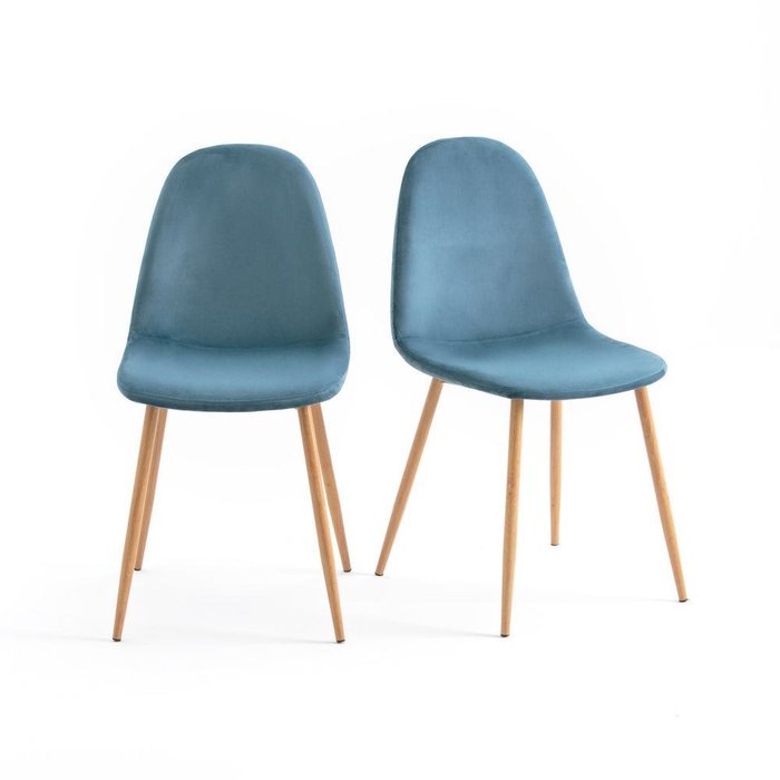 Комплект из двух стульев Lavergne синего цвета