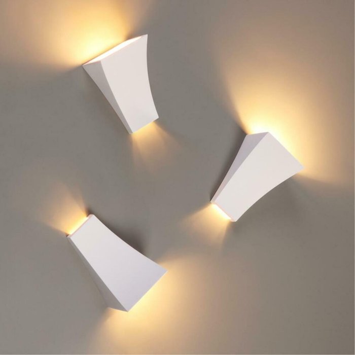 Настенный светильник Gips белого цвета - лучшие Бра и настенные светильники в INMYROOM