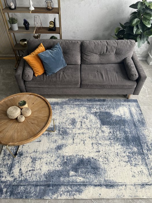 Ковер Lina Blue Ocean 160х230 сине-молочного цвета - купить Ковры по цене 17990.0