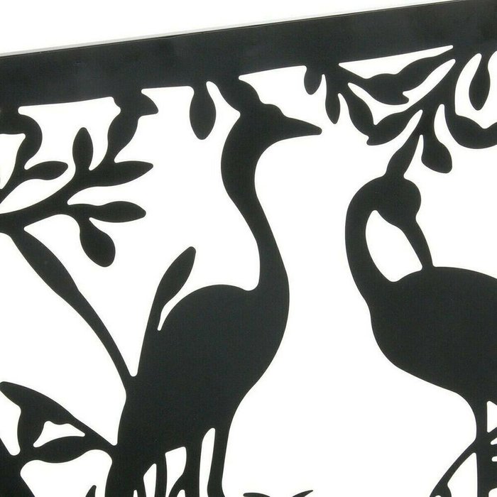 Декоративная фигура 96 x 1 x 50 cm Чёрный птицы (2 штук) - купить Фигуры и статуэтки по цене 14606.0