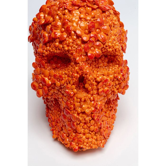 Копилка Skull оранжевого цвета - купить Фигуры и статуэтки по цене 5740.0