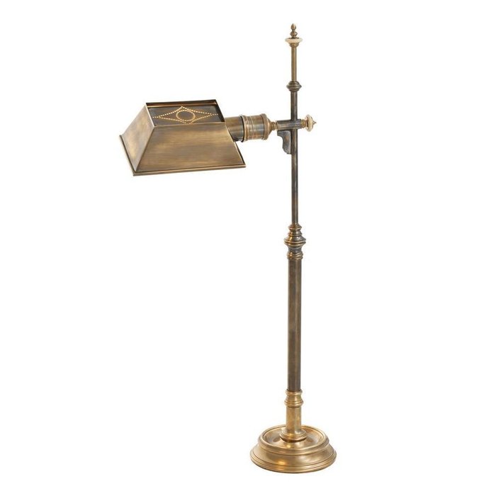 Настольная лампа Charlene brass с отделкой латунь