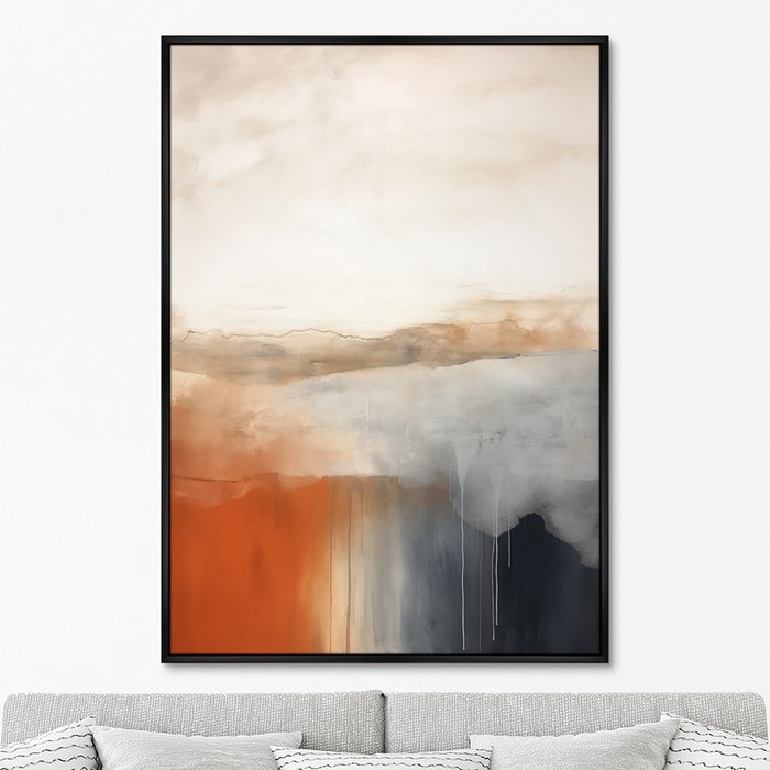 Репродукция картины Landscape collection, Rusty mist, No 1, 2024г.