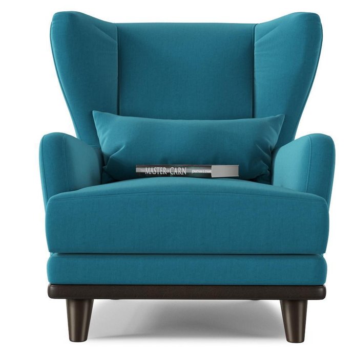 Кресло Роберт Людвиг дизайн 2 голубого цвета - купить Интерьерные кресла по цене 6350.0