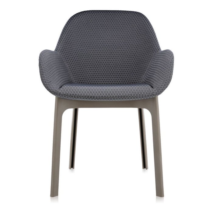 Стул Clap серого цвета - купить Обеденные стулья по цене 82800.0