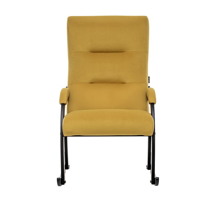 Кресло-качалка Дэми желтого цвета - купить Интерьерные кресла по цене 15750.0