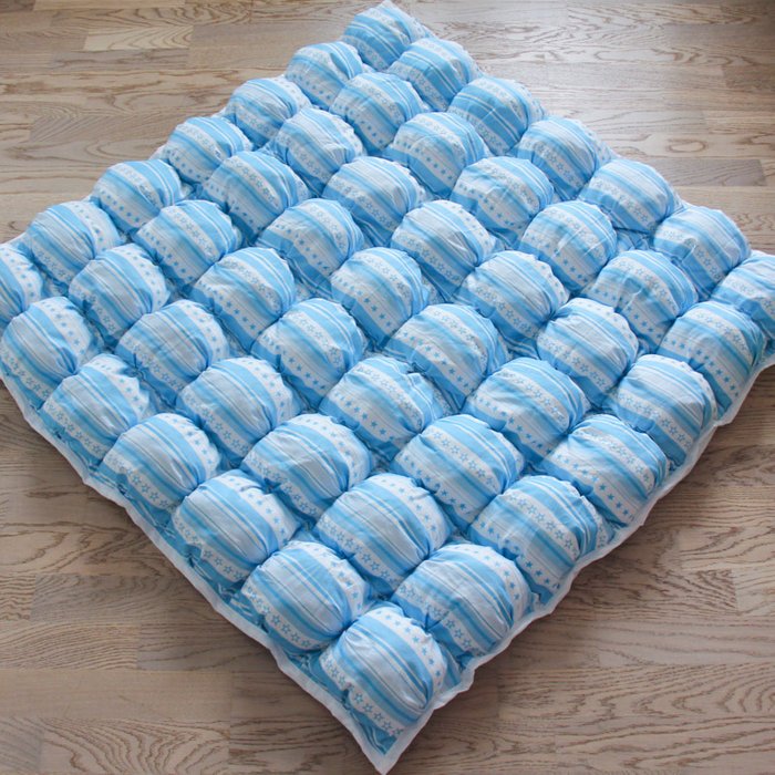 Игровой коврик Бомбон Blue Stripes 110х110 - купить Ковры для детской по цене 2490.0