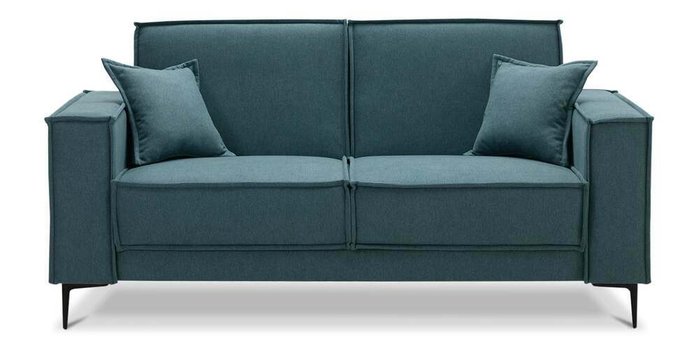 Диван-кровать Авиньон мини темно-голубого цвета - купить Прямые диваны по цене 34200.0