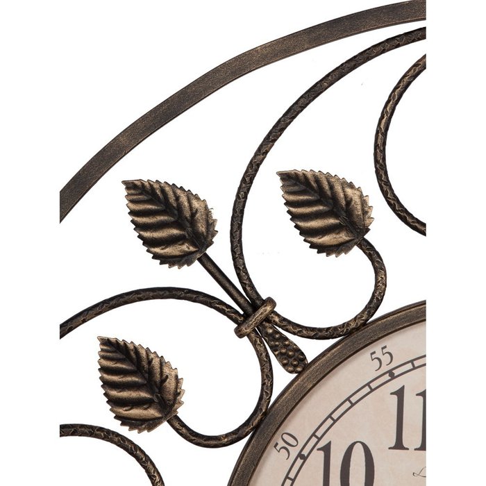Часы настенные London Time коричневого цвета - лучшие Часы в INMYROOM