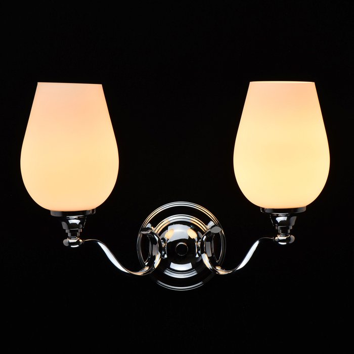 Бра Палермо с плафонами из опалового стекла - купить Бра и настенные светильники по цене 11810.0
