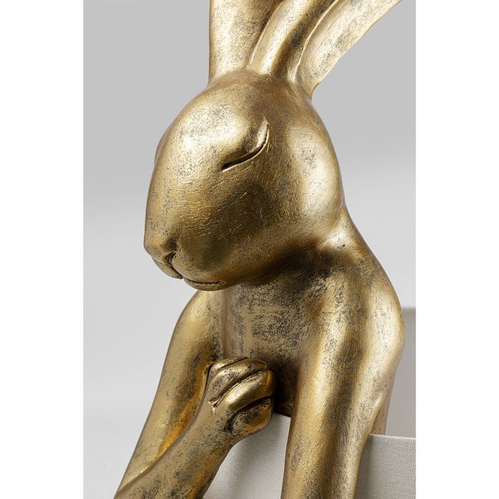Лампа настольная Rabbit с абажуром из хлопка - лучшие Настольные лампы в INMYROOM Лампа настольная Rabbit с абажуром из хлопка - лучшие Настольные лампы в INMYROOM