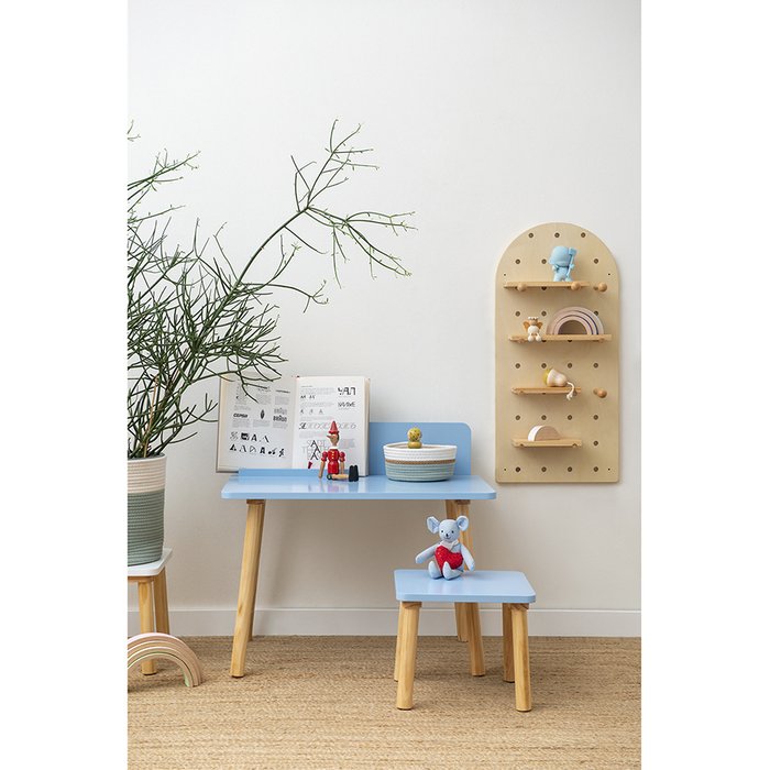 Набор детской мебели Grete голубого цвета - лучшие Детские столы в INMYROOM