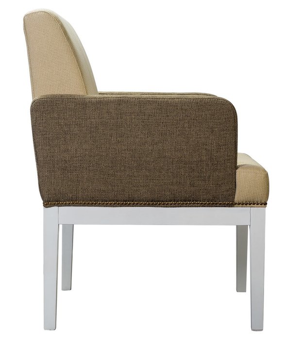 Кресло Агра бежевого цвета  - купить Интерьерные кресла по цене 23600.0