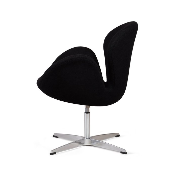 Кресло Swan черного цвета - лучшие Интерьерные кресла в INMYROOM