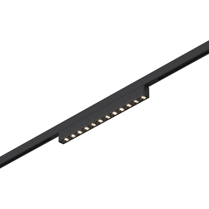 Магнитный трековый светильник Черный LED 1*10W 4000K 430Lm Ra>90 IP20 L196xW10xH18 24V SUPER5 Магнитный трековый светильник Черный LED 1*10W 4000K 430Lm Ra>90 IP20 L196xW10xH18 24V SUPER5