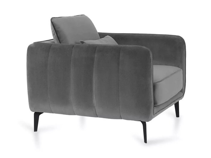 Кресло Amsterdam темно-серого цвета - лучшие Интерьерные кресла в INMYROOM