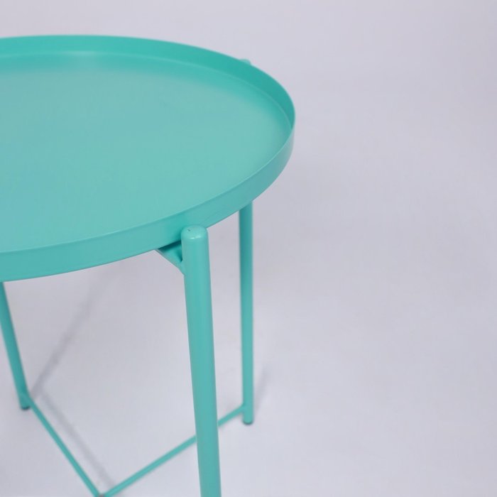 Сервировочный стол Trick бирюзового цвета - лучшие Сервировочные столики в INMYROOM