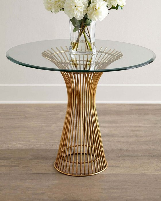 Приставной столик Калверт со стеклянной столешницей - купить Кофейные столики по цене 38493.0