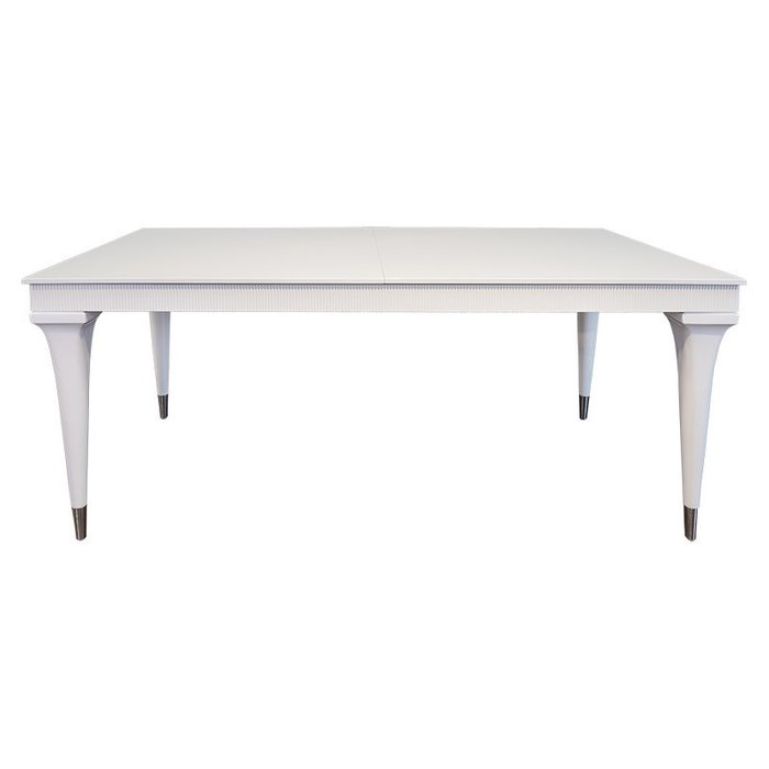 Обеденный стол раздвижной Rimini белого цвета - купить Обеденные столы по цене 255900.0