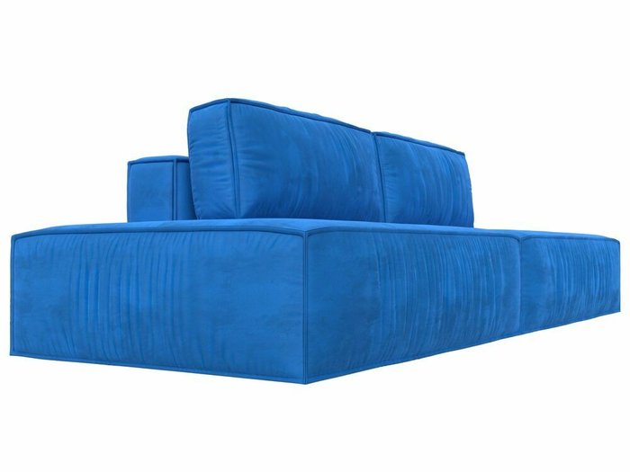Прямой диван-кровать Прага лофт голубого цвета - лучшие Прямые диваны в INMYROOM