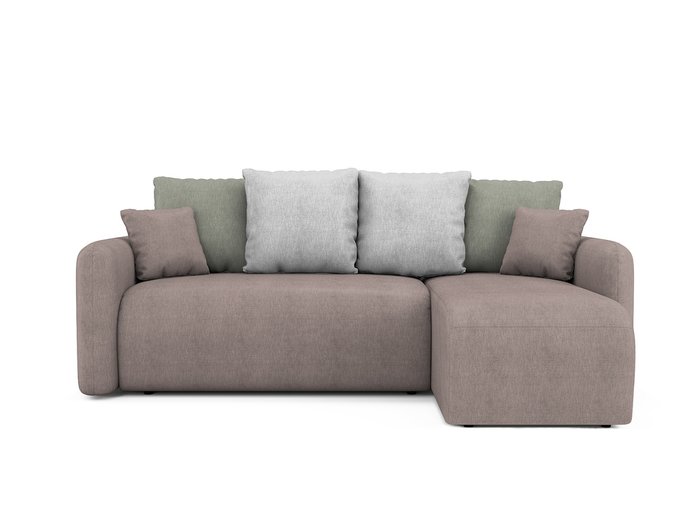 Угловой диван-кровать Arti правый светло-коричневого цвета