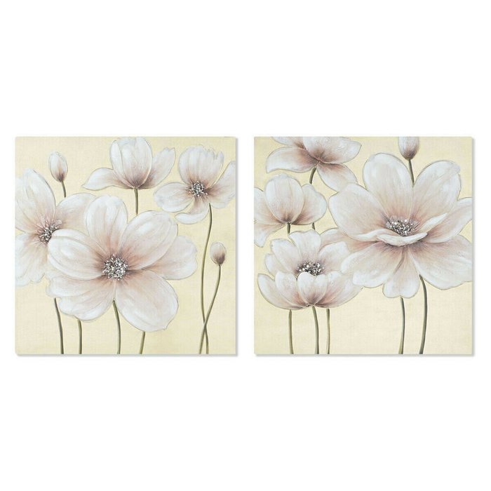 Картина Shabby Chic 80 x 3 x 80 cm (2 штук)