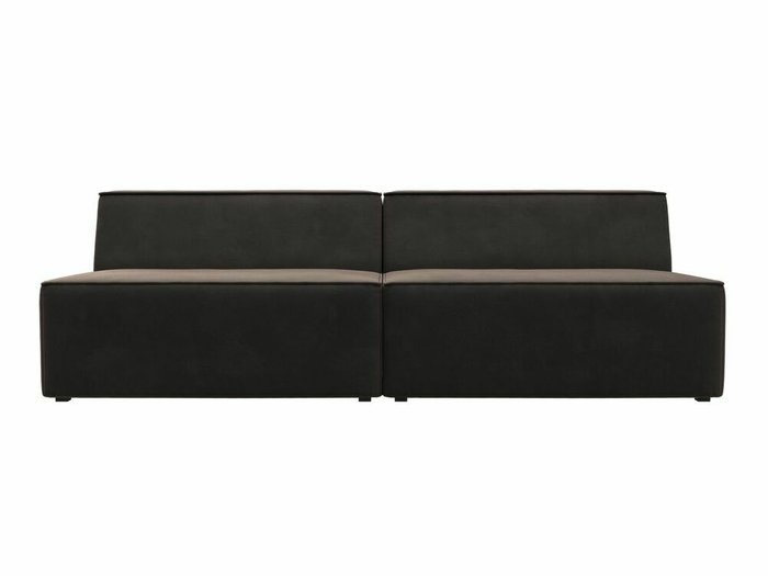 Прямой модульный диван Монс светло-коричневого цвета - купить Прямые диваны по цене 45999.0