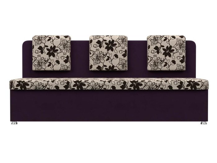 Диван Маккон фиолетового цвета - купить Прямые диваны по цене 22999.0