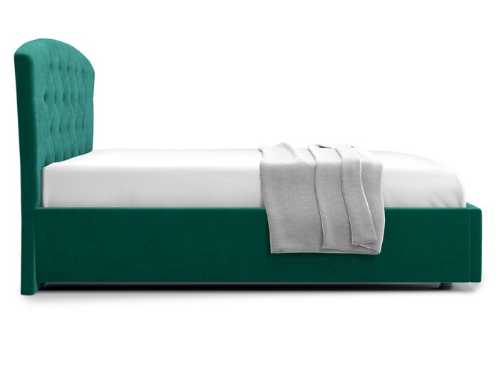 Кровать Premo 160х200 темно-зеленого цвета с подъемным механизмом  - лучшие Кровати для спальни в INMYROOM