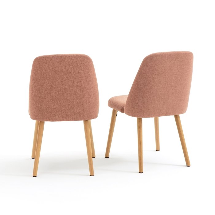 Комплект из двух стульев Jimi розового цвета - купить Обеденные стулья по цене 25396.0