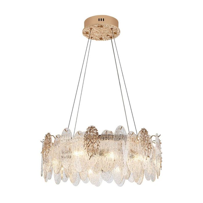 Подвесная люстра ML.9529.600 GD (стекло, цвет прозрачный)