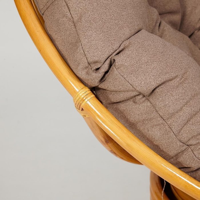 Кресло-качалка Papasan Honey светло-коричневого цвета - лучшие Садовые кресла в INMYROOM Кресло-качалка Papasan Honey светло-коричневого цвета - лучшие Садовые кресла в INMYROOM