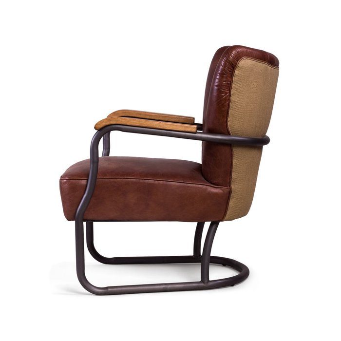 Кресло Thyle с обивкой из натуральной кожи - лучшие Интерьерные кресла в INMYROOM